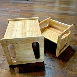 Kids Montessori multi purpose chair.